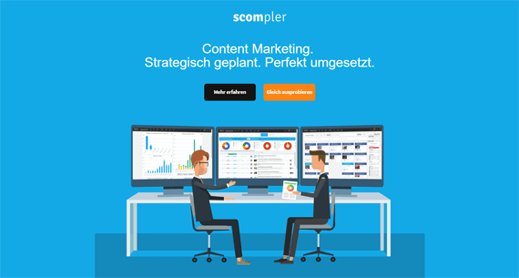 Screenshot Scompler Website