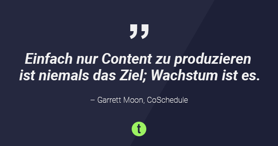 Garrett Moon über Content und Growth